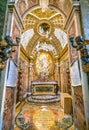 Antamoro Chapel or Chapel of Saint Philip Neri Church of San Girolamo della CaritÃÂ  in Rome, Italy. Royalty Free Stock Photo